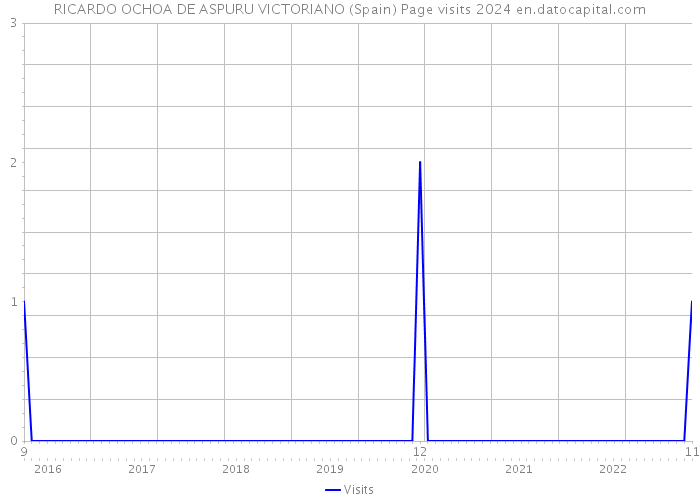 RICARDO OCHOA DE ASPURU VICTORIANO (Spain) Page visits 2024 