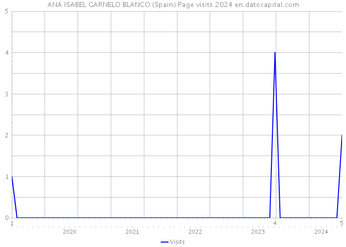 ANA ISABEL GARNELO BLANCO (Spain) Page visits 2024 