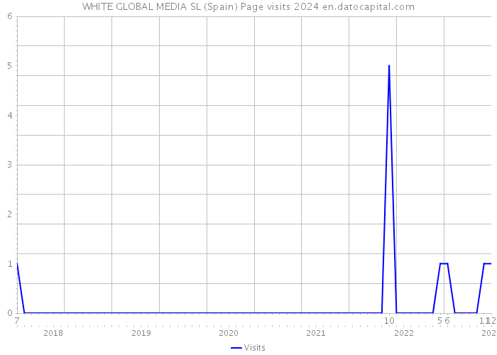 WHITE GLOBAL MEDIA SL (Spain) Page visits 2024 