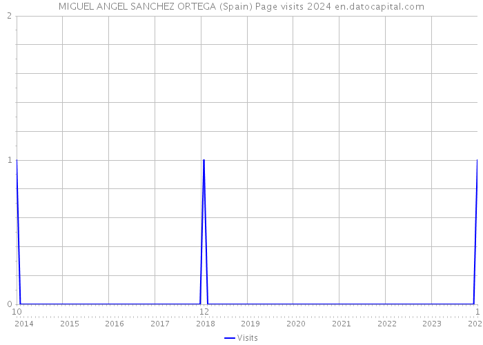 MIGUEL ANGEL SANCHEZ ORTEGA (Spain) Page visits 2024 