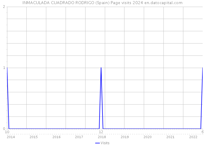 INMACULADA CUADRADO RODRIGO (Spain) Page visits 2024 