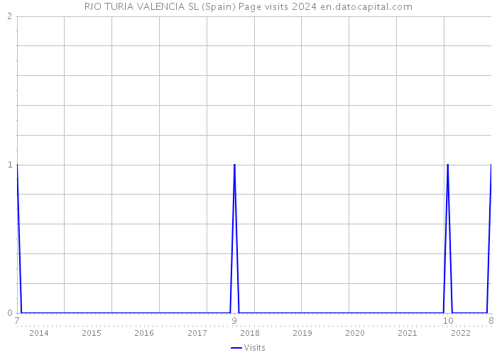 RIO TURIA VALENCIA SL (Spain) Page visits 2024 