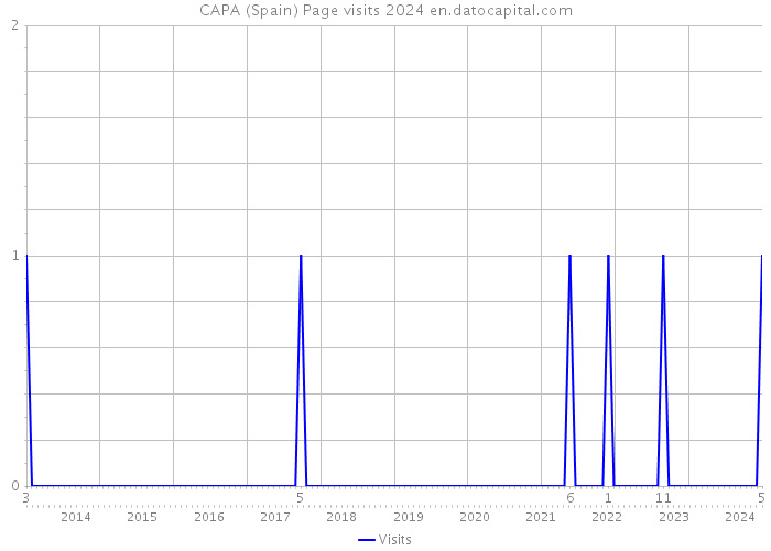 CAPA (Spain) Page visits 2024 