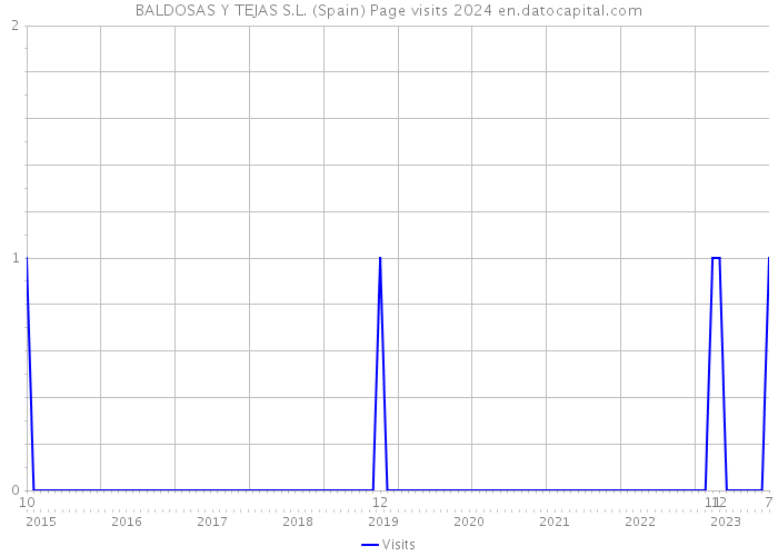 BALDOSAS Y TEJAS S.L. (Spain) Page visits 2024 