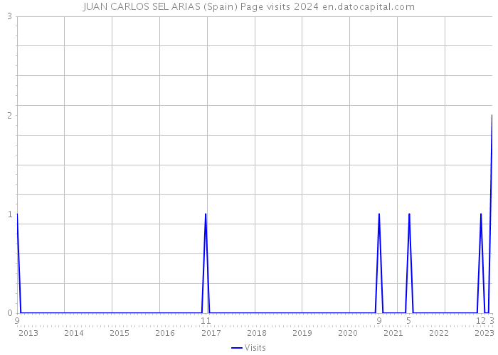 JUAN CARLOS SEL ARIAS (Spain) Page visits 2024 