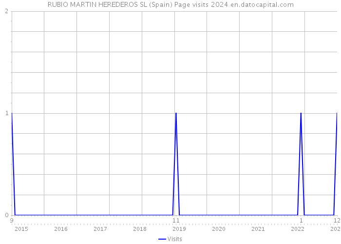 RUBIO MARTIN HEREDEROS SL (Spain) Page visits 2024 