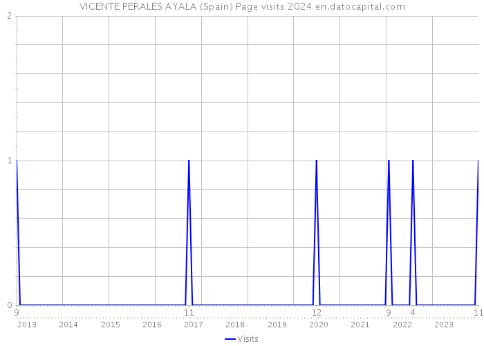 VICENTE PERALES AYALA (Spain) Page visits 2024 