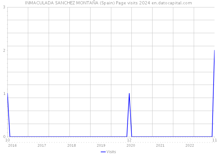 INMACULADA SANCHEZ MONTAÑA (Spain) Page visits 2024 