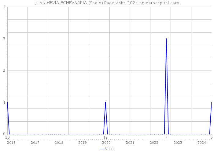 JUAN HEVIA ECHEVARRIA (Spain) Page visits 2024 