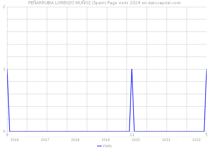 PEÑARRUBIA LORENZO MUÑOZ (Spain) Page visits 2024 