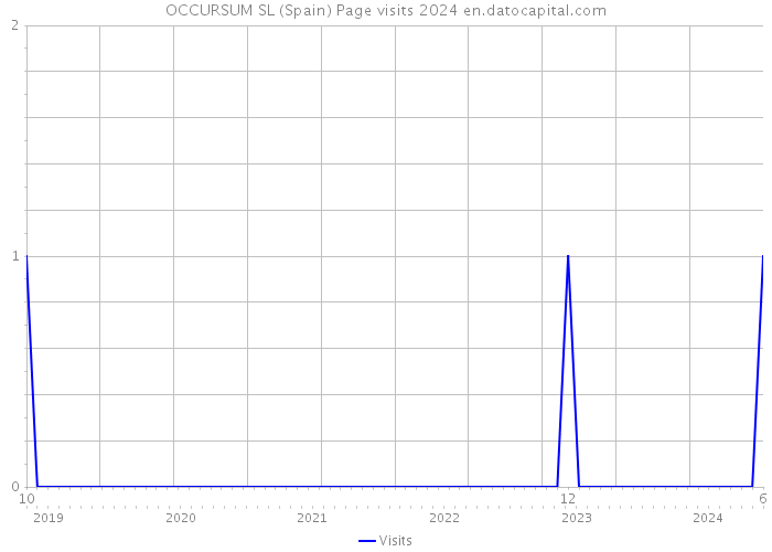 OCCURSUM SL (Spain) Page visits 2024 