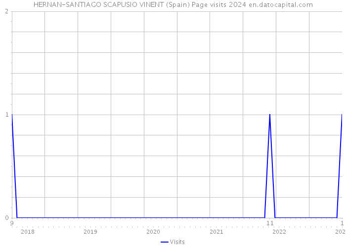 HERNAN-SANTIAGO SCAPUSIO VINENT (Spain) Page visits 2024 