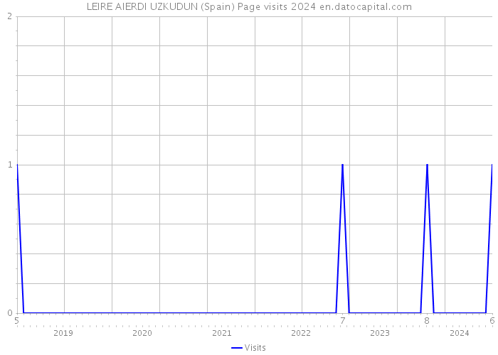 LEIRE AIERDI UZKUDUN (Spain) Page visits 2024 