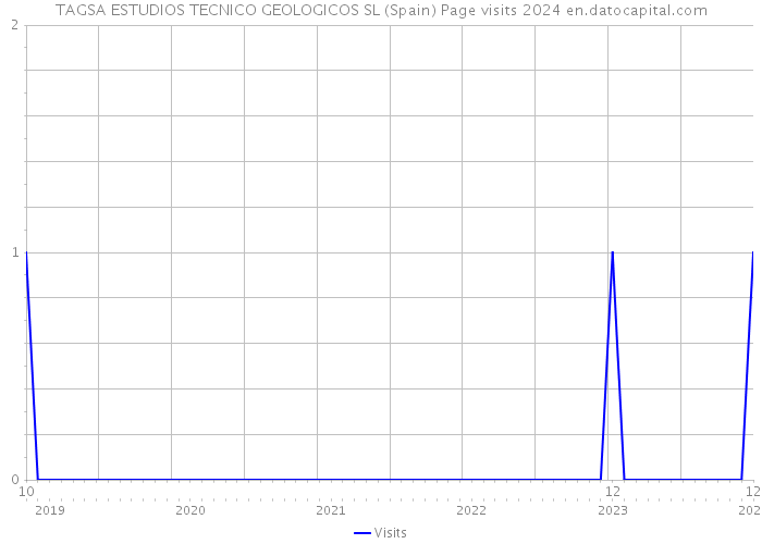 TAGSA ESTUDIOS TECNICO GEOLOGICOS SL (Spain) Page visits 2024 