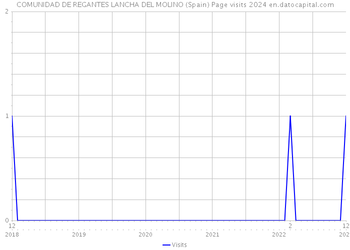 COMUNIDAD DE REGANTES LANCHA DEL MOLINO (Spain) Page visits 2024 