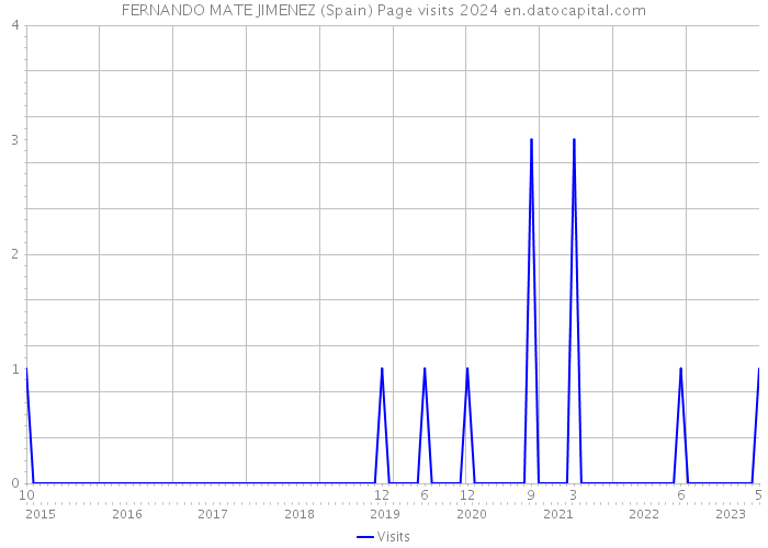 FERNANDO MATE JIMENEZ (Spain) Page visits 2024 