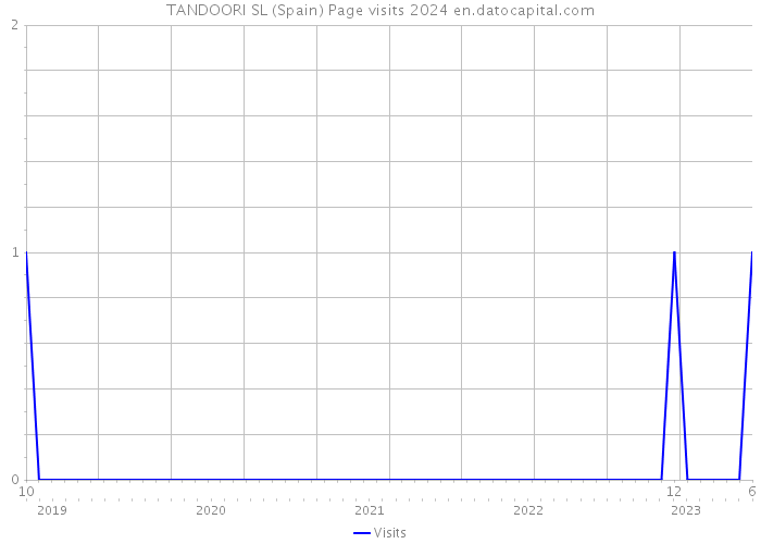 TANDOORI SL (Spain) Page visits 2024 