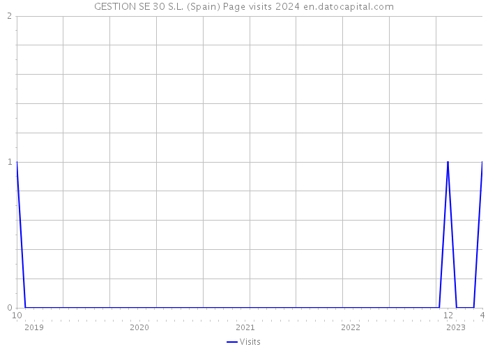 GESTION SE 30 S.L. (Spain) Page visits 2024 