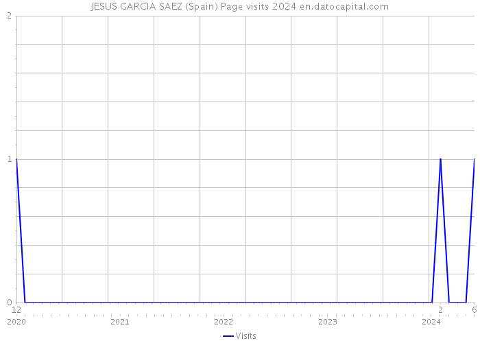 JESUS GARCIA SAEZ (Spain) Page visits 2024 