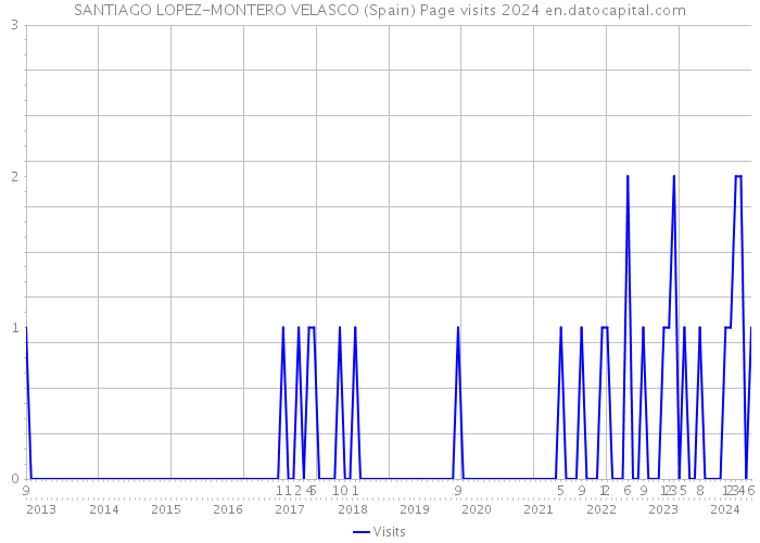 SANTIAGO LOPEZ-MONTERO VELASCO (Spain) Page visits 2024 