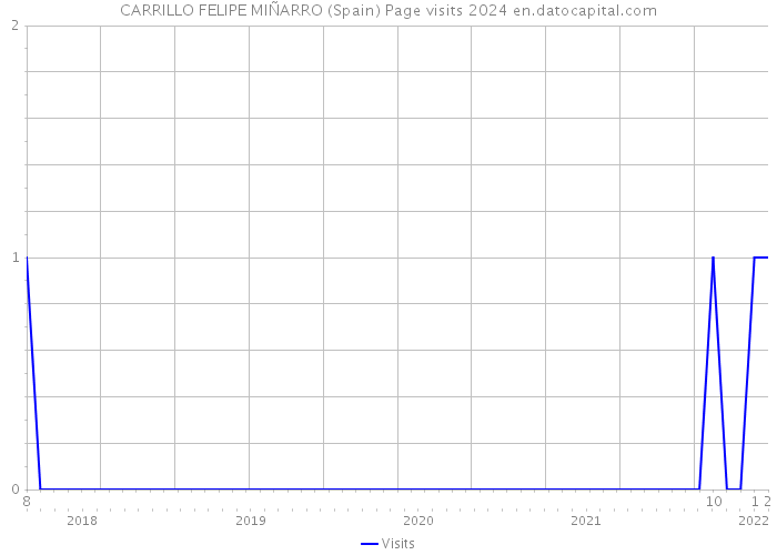 CARRILLO FELIPE MIÑARRO (Spain) Page visits 2024 