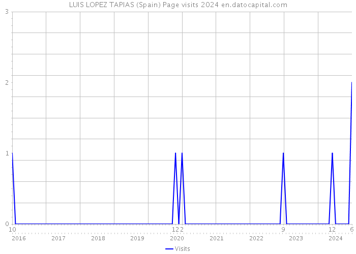 LUIS LOPEZ TAPIAS (Spain) Page visits 2024 