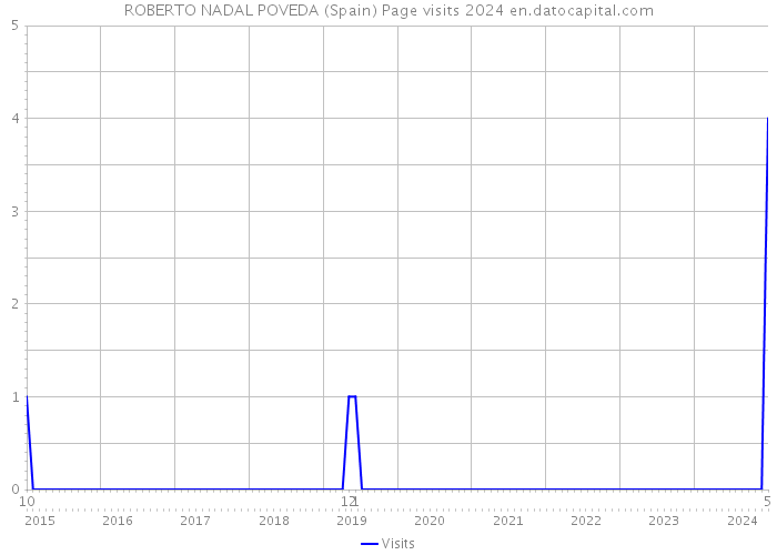 ROBERTO NADAL POVEDA (Spain) Page visits 2024 