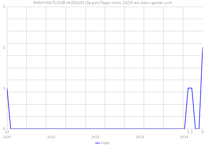 SHAH MATLOOB HUSSAIN (Spain) Page visits 2024 