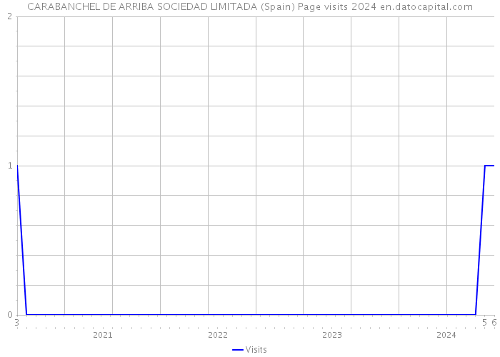 CARABANCHEL DE ARRIBA SOCIEDAD LIMITADA (Spain) Page visits 2024 