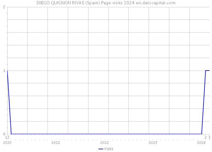 DIEGO QUIGNON RIVAS (Spain) Page visits 2024 