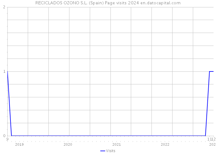 RECICLADOS OZONO S.L. (Spain) Page visits 2024 
