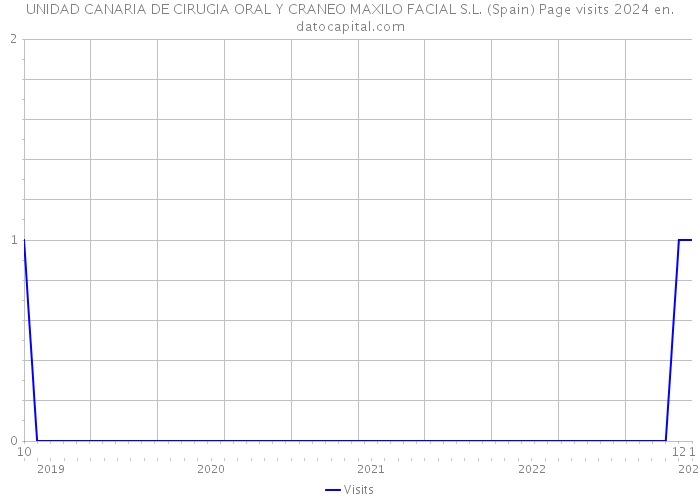 UNIDAD CANARIA DE CIRUGIA ORAL Y CRANEO MAXILO FACIAL S.L. (Spain) Page visits 2024 