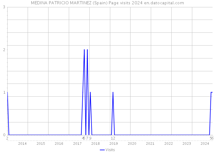 MEDINA PATRICIO MARTINEZ (Spain) Page visits 2024 