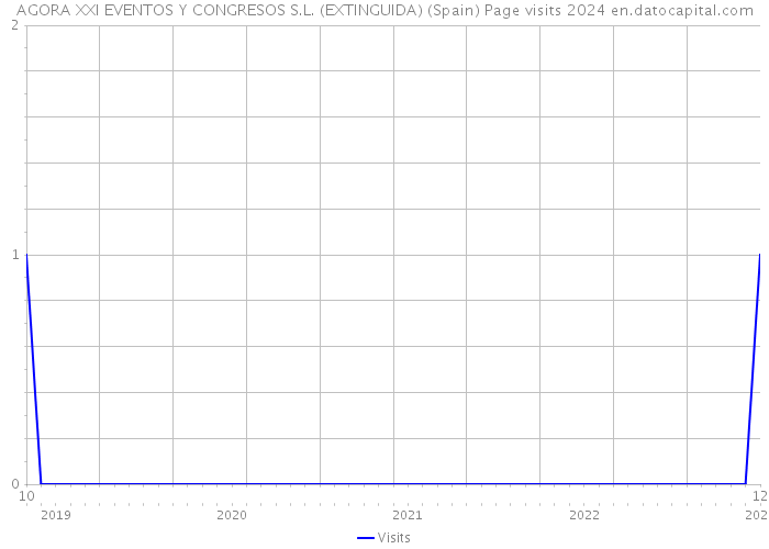 AGORA XXI EVENTOS Y CONGRESOS S.L. (EXTINGUIDA) (Spain) Page visits 2024 
