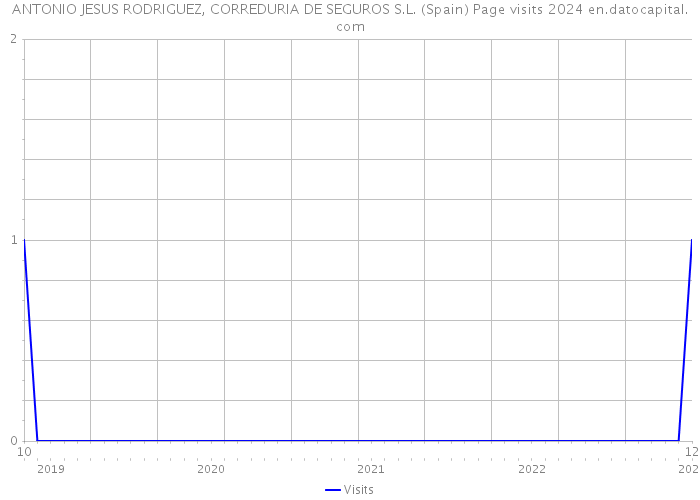 ANTONIO JESUS RODRIGUEZ, CORREDURIA DE SEGUROS S.L. (Spain) Page visits 2024 