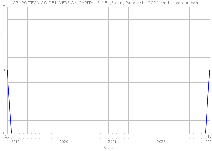 GRUPO TECNICO DE INVERSION CAPITAL SLNE. (Spain) Page visits 2024 