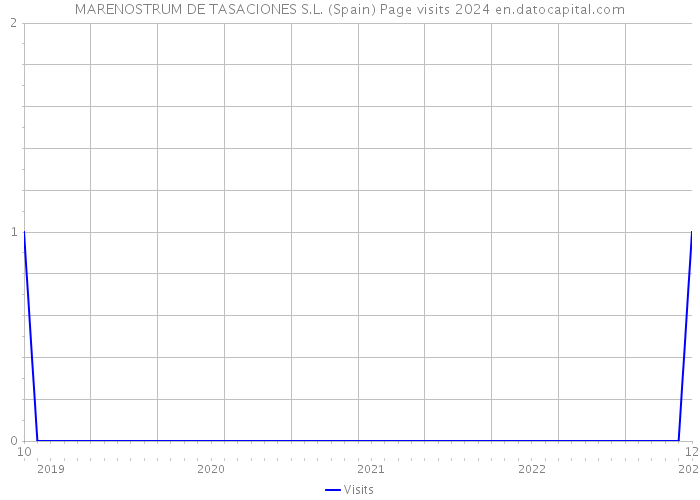 MARENOSTRUM DE TASACIONES S.L. (Spain) Page visits 2024 