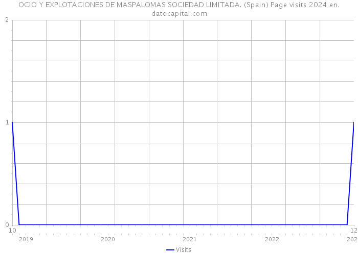 OCIO Y EXPLOTACIONES DE MASPALOMAS SOCIEDAD LIMITADA. (Spain) Page visits 2024 