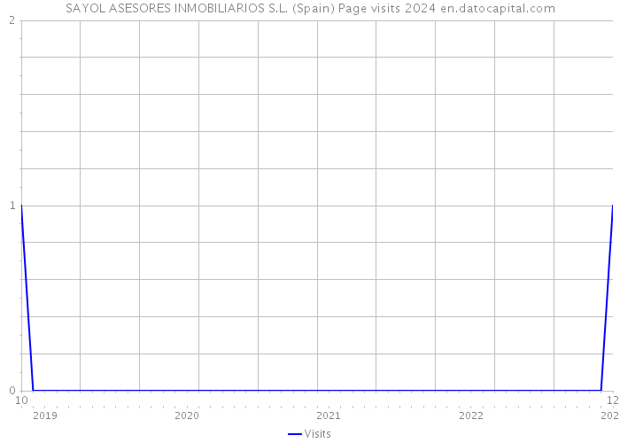 SAYOL ASESORES INMOBILIARIOS S.L. (Spain) Page visits 2024 