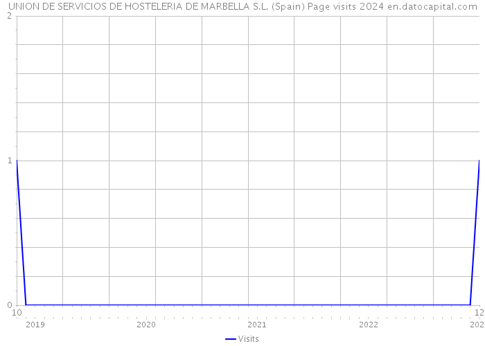 UNION DE SERVICIOS DE HOSTELERIA DE MARBELLA S.L. (Spain) Page visits 2024 