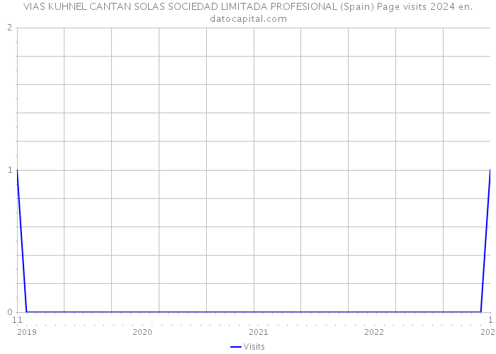 VIAS KUHNEL CANTAN SOLAS SOCIEDAD LIMITADA PROFESIONAL (Spain) Page visits 2024 