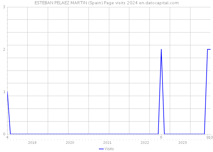 ESTEBAN PELAEZ MARTIN (Spain) Page visits 2024 