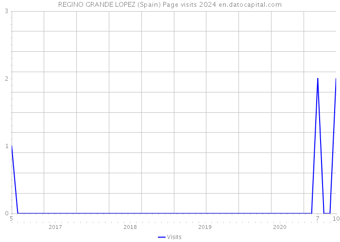 REGINO GRANDE LOPEZ (Spain) Page visits 2024 