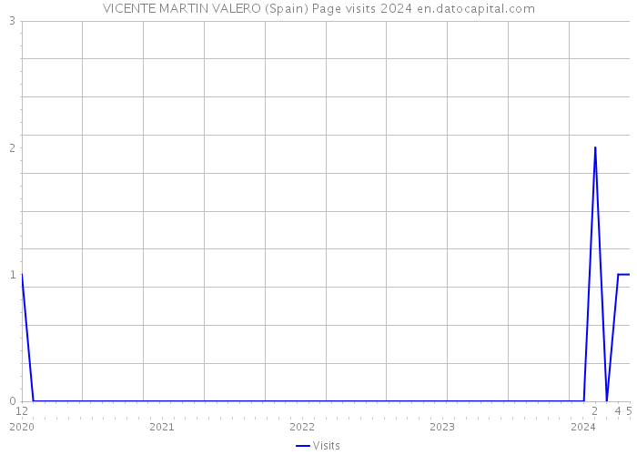 VICENTE MARTIN VALERO (Spain) Page visits 2024 