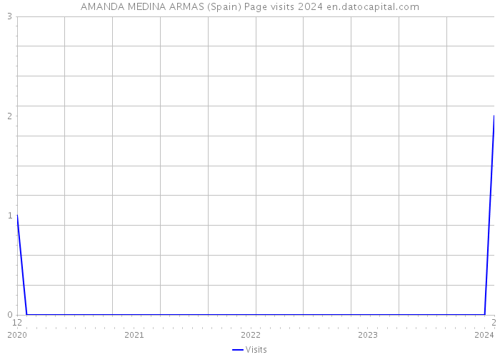 AMANDA MEDINA ARMAS (Spain) Page visits 2024 
