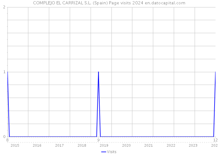 COMPLEJO EL CARRIZAL S.L. (Spain) Page visits 2024 