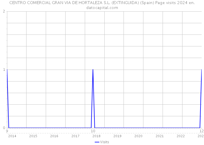 CENTRO COMERCIAL GRAN VIA DE HORTALEZA S.L. (EXTINGUIDA) (Spain) Page visits 2024 