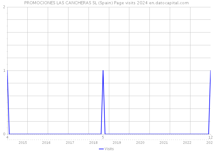 PROMOCIONES LAS CANCHERAS SL (Spain) Page visits 2024 