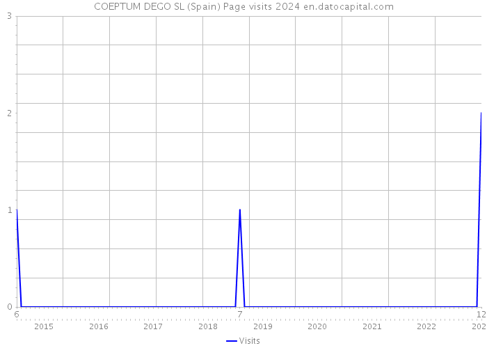 COEPTUM DEGO SL (Spain) Page visits 2024 
