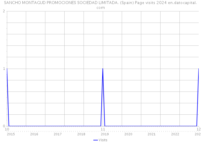 SANCHO MONTAGUD PROMOCIONES SOCIEDAD LIMITADA. (Spain) Page visits 2024 